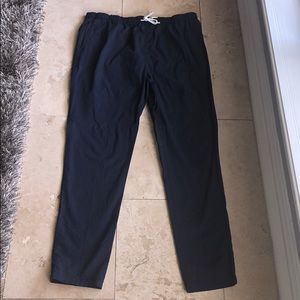 Navy Blue Zara Man Tapered Pants. Mens Large